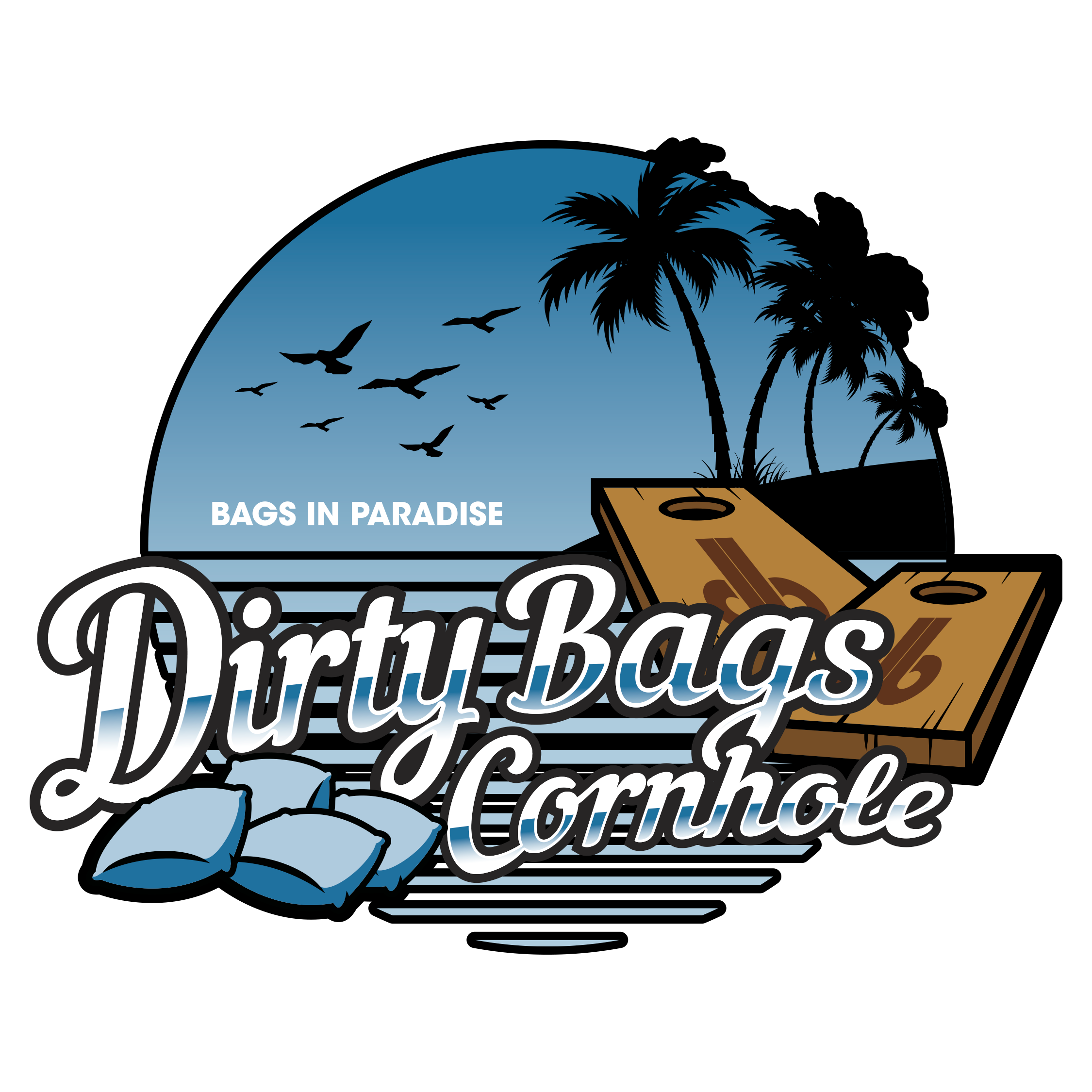 Bags in Paradise Dirty Bags Cornhole
