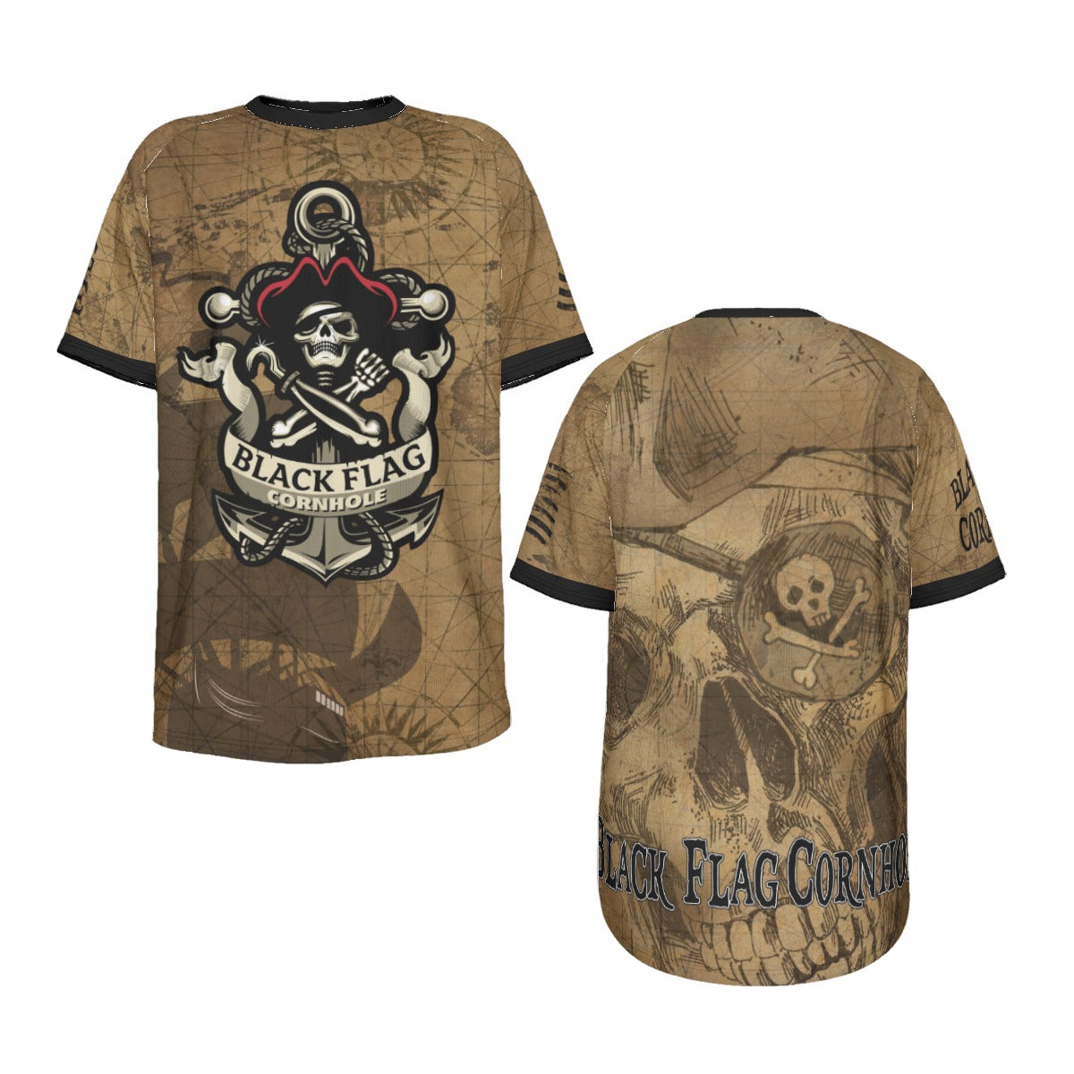 Black Flag Cornhole - Premium Shirt – Dirty Bags Cornhole