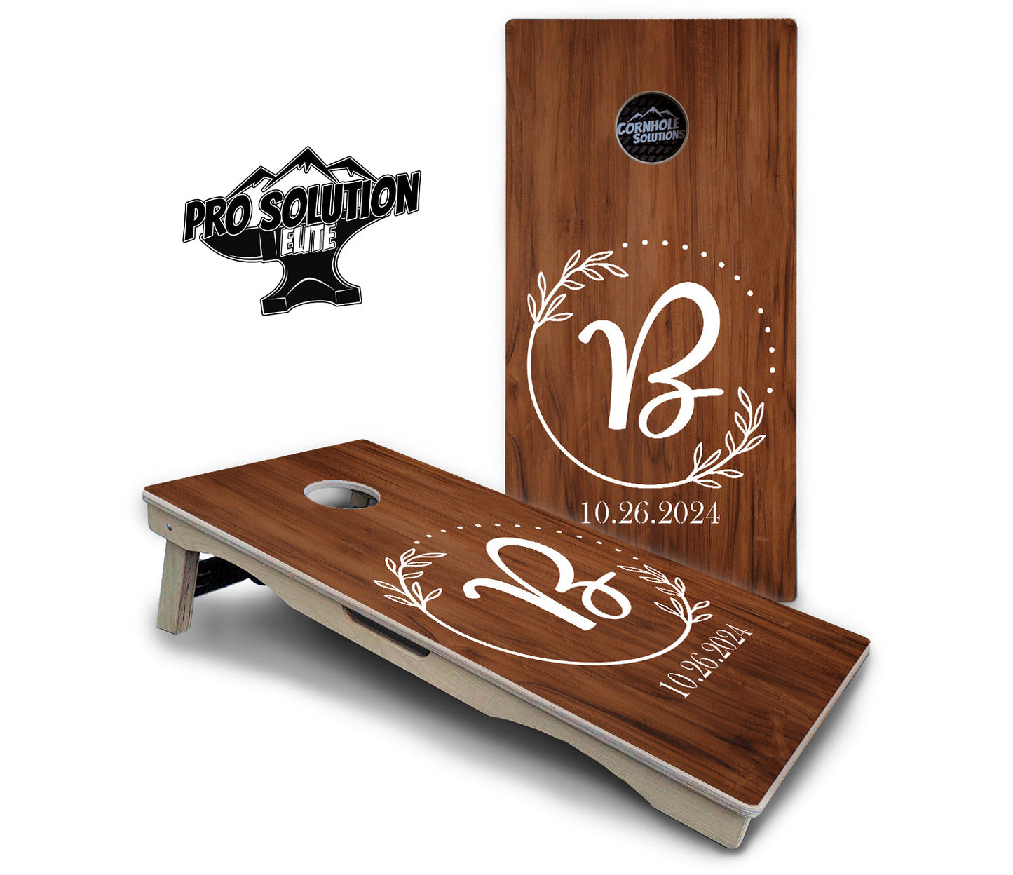Laurel Wreath Cornhole Boards - Pro Solution Elite Series