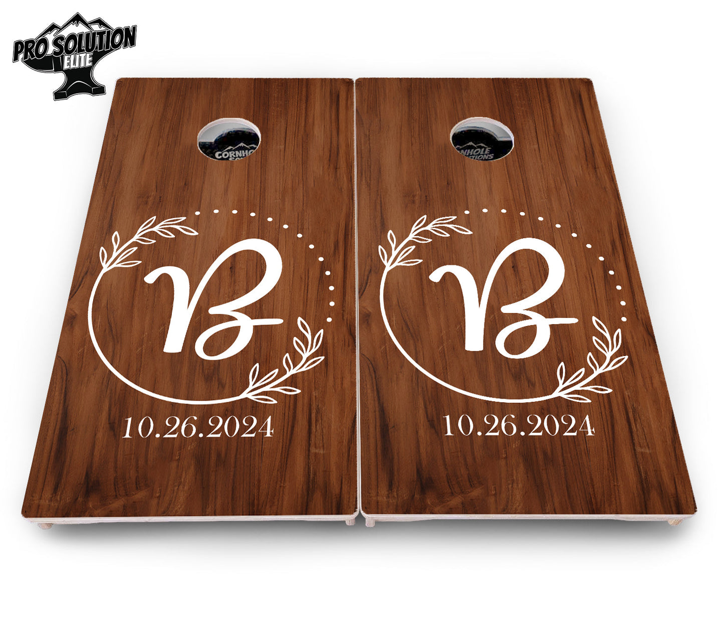Laurel Wreath Cornhole Boards - Pro Solution Elite Series