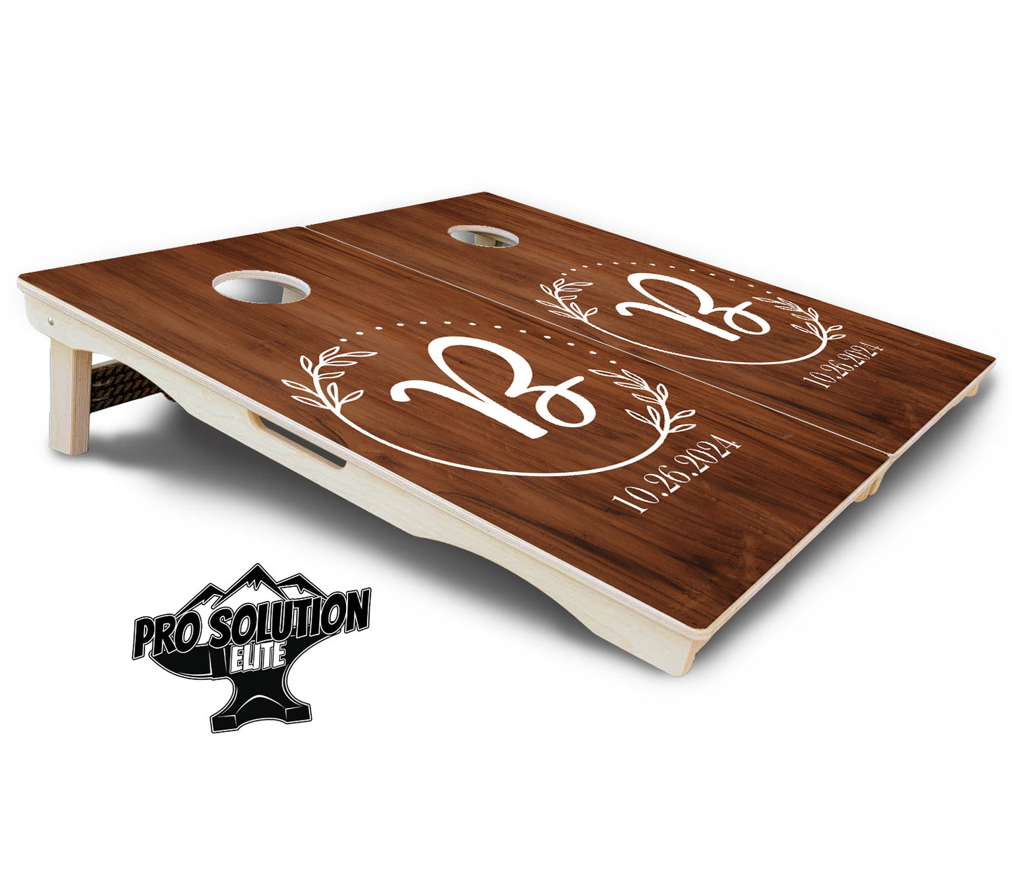 Laurel Wreath Cornhole Boards - Pro Solution Elite Series