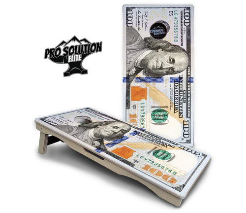 Cornhole Boards - Pro Solution Elite Series - $100 Bill