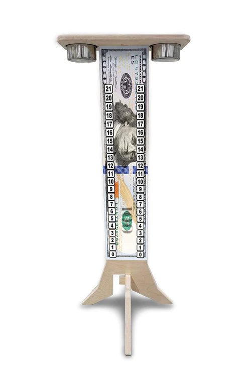 Cornhole Scoring Tower - $100 Bill