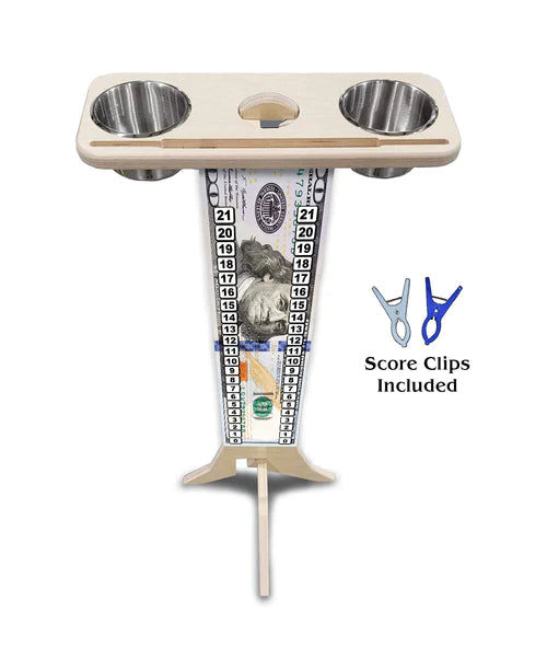 Cornhole Scoring Tower - $100 Bill