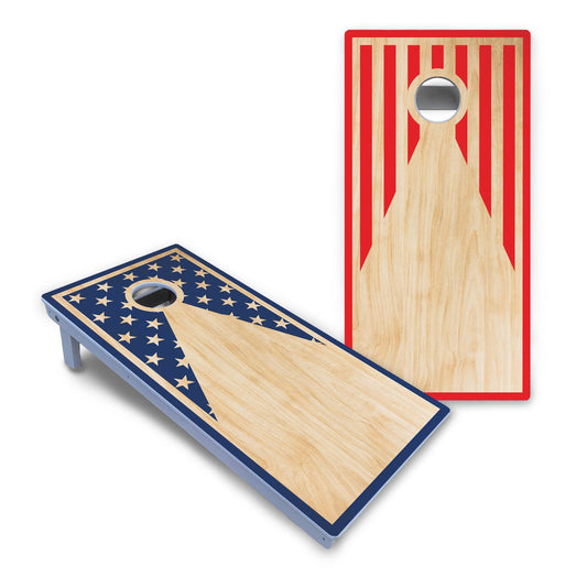 Stars & Stripes Cornhole Boards - All Weather Series