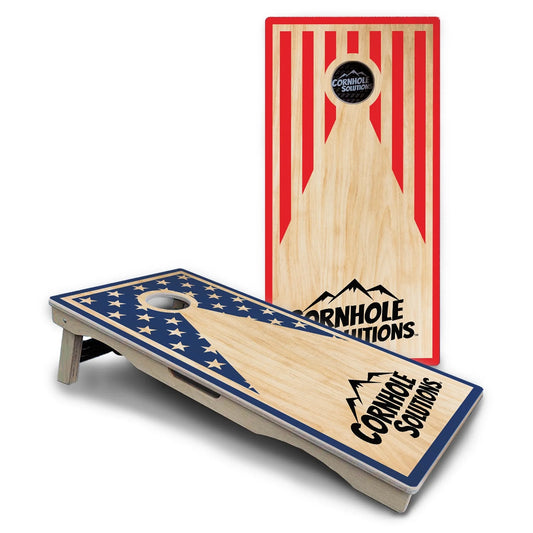 Stars & Stripes Keyhole Cornhole Boards – Pro Lite or Pro Elite