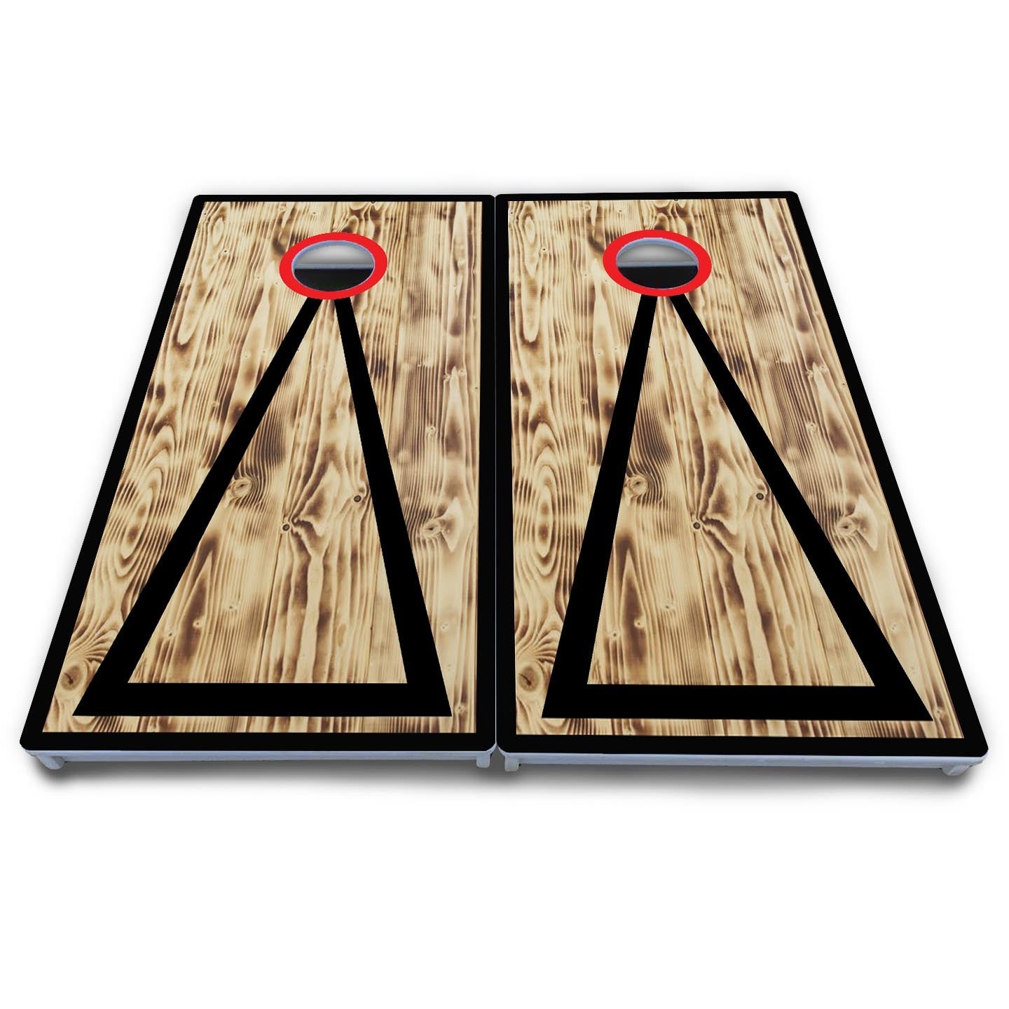 Burnt Triangle Cornhole Boards - All Weather Series