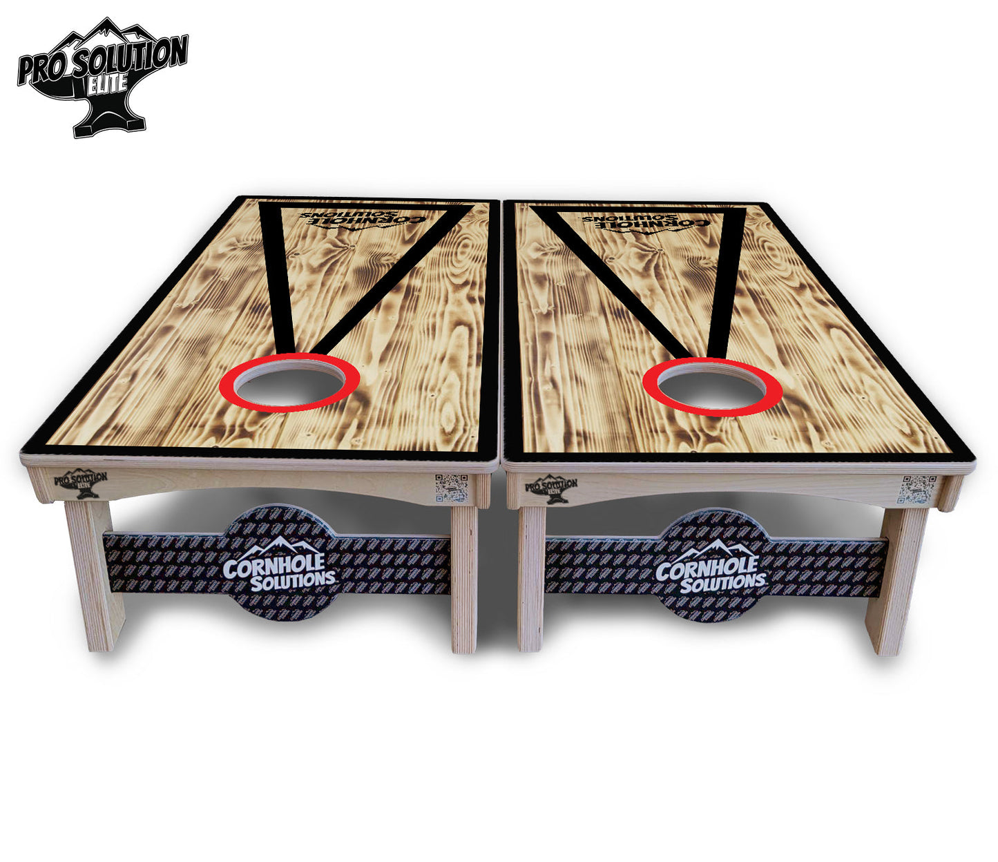 Burnt Triangle Cornhole Boards - Pro Solution Elite Series