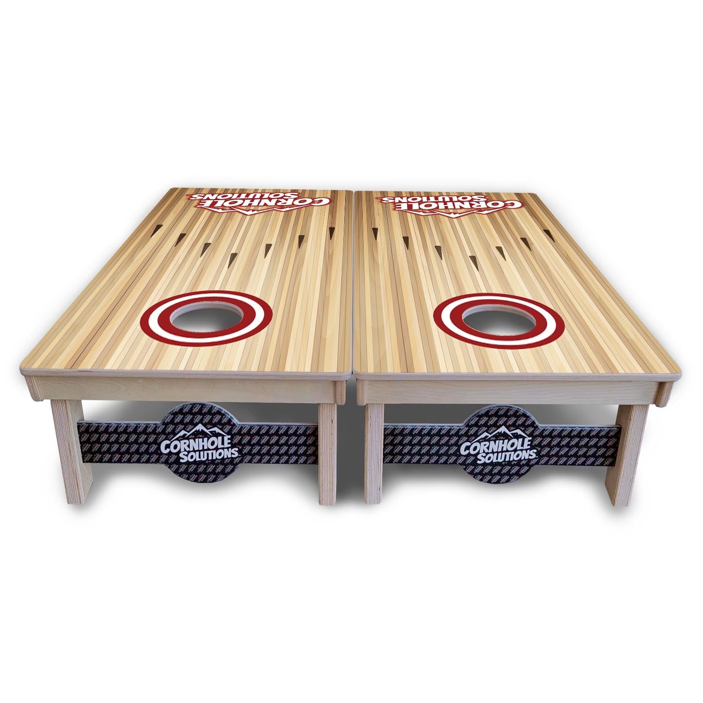 Bowling CS Logo Cornhole Boards - Professional Tournament Series