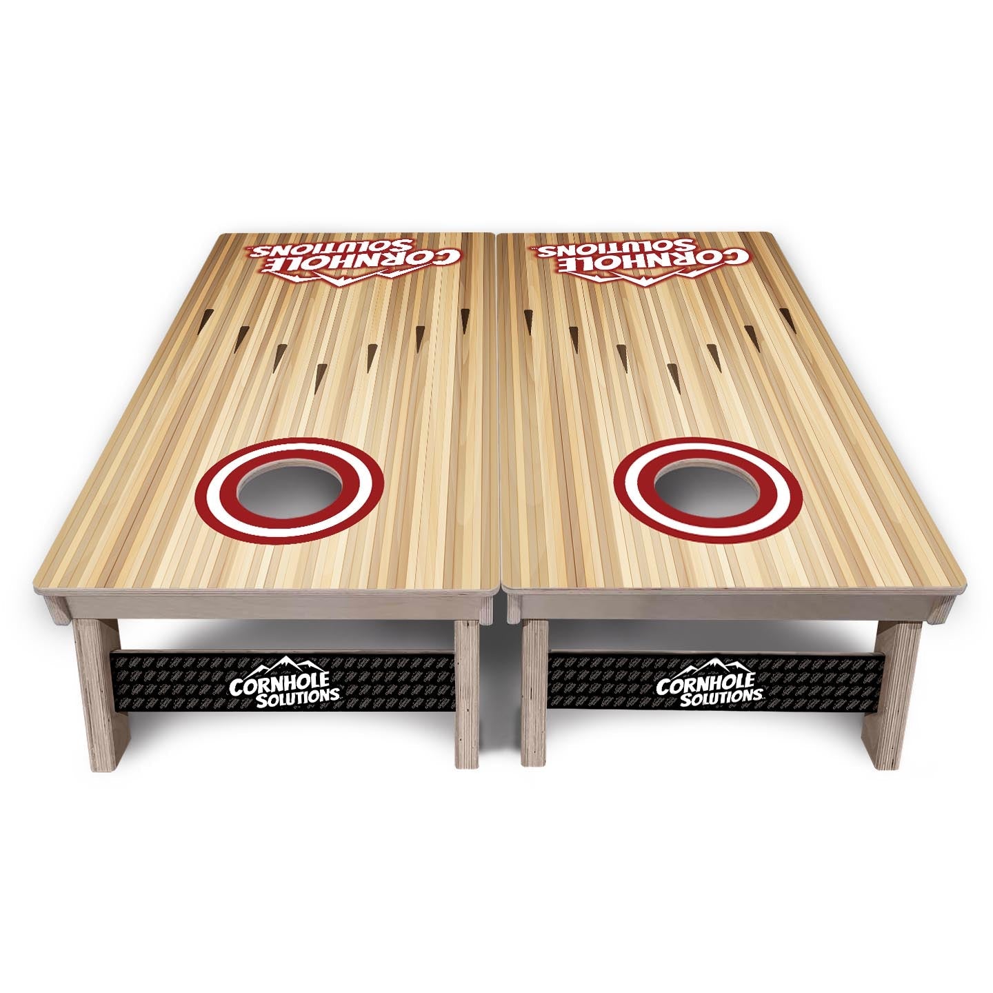 Bowling CS Logo Cornhole Boards - Professional Tournament Series