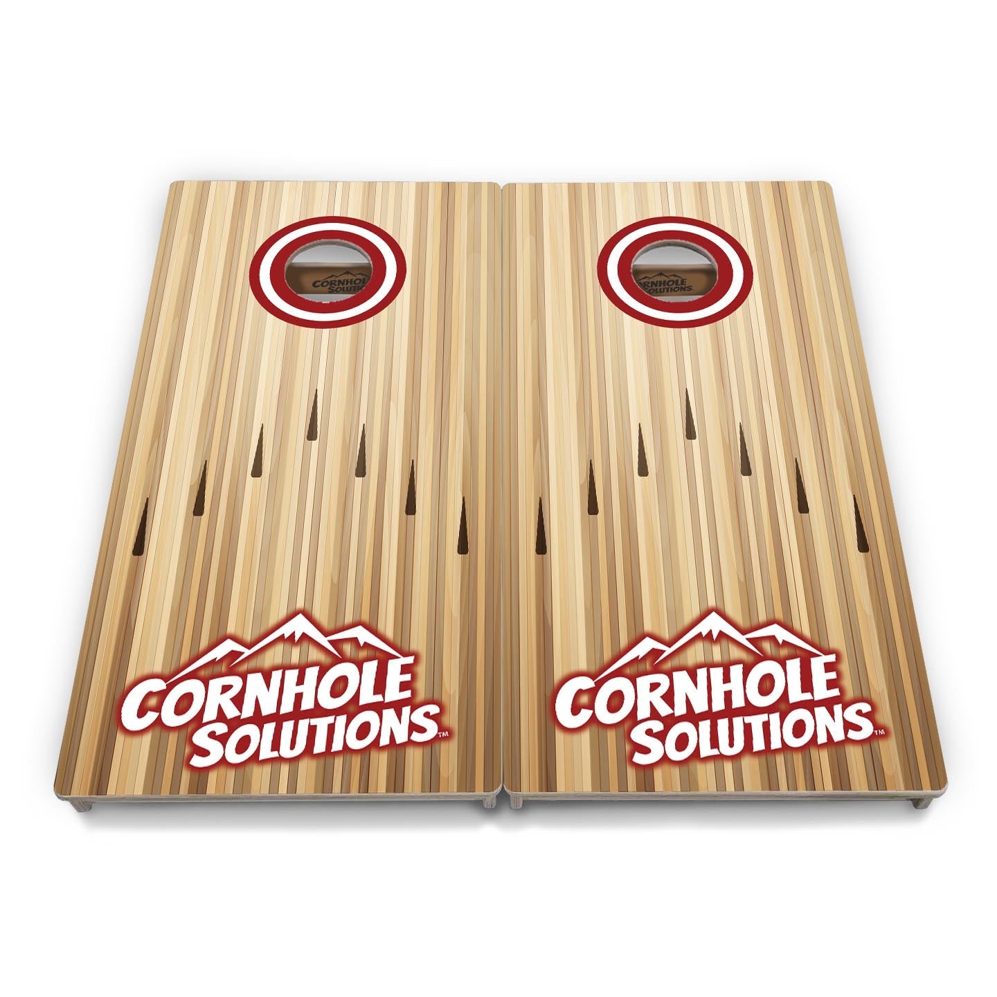 Bowling CS Logo Cornhole Boards - Professional Tournament Series