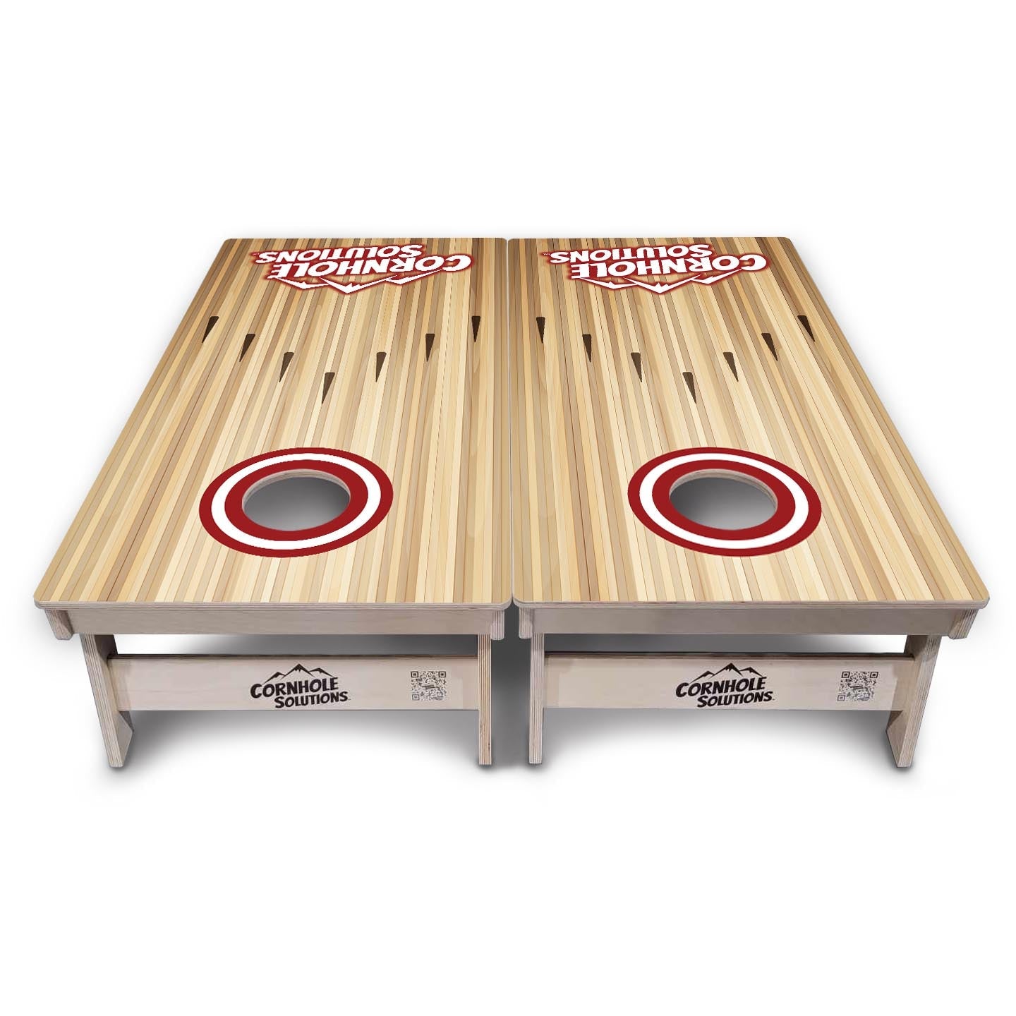 Bowling CS Logo Cornhole Boards - Professional Tournament Series