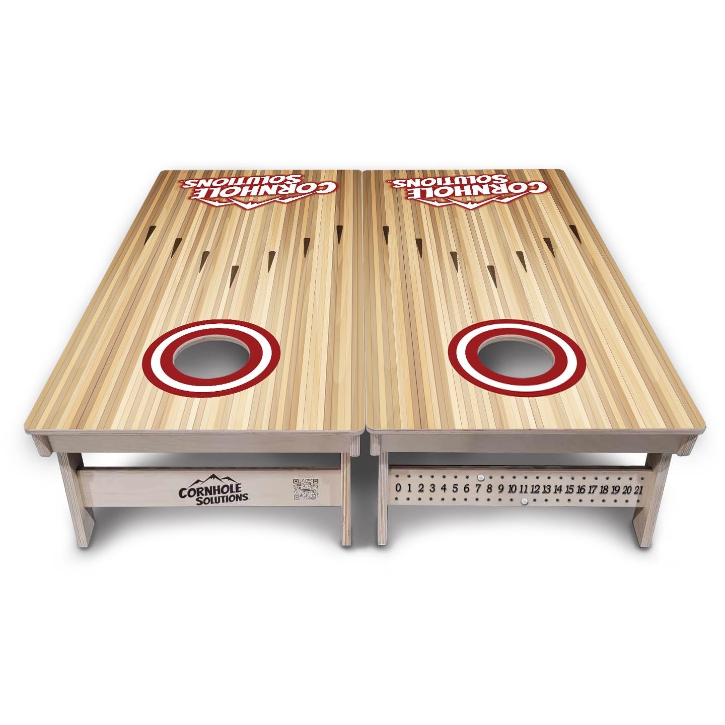 Bowling CS Logo Cornhole Boards - Professional Tournament Series