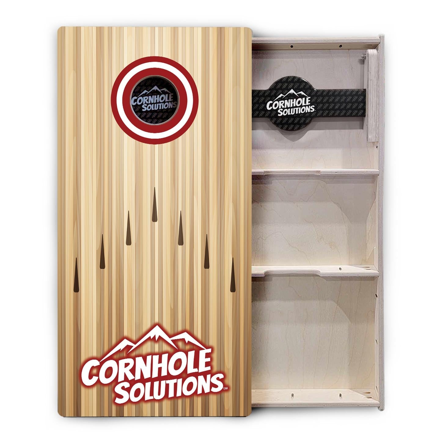 Bowling CS Logo Cornhole Boards - Professional Tournament Series