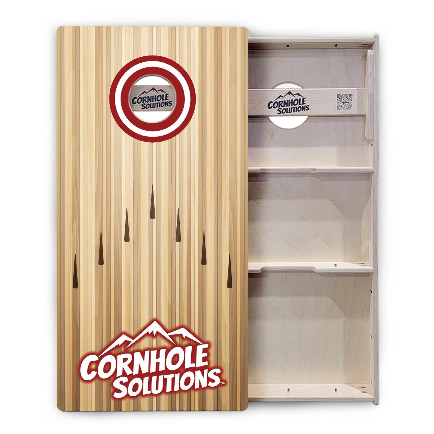 Bowling CS Logo Cornhole Boards - Professional Tournament Series