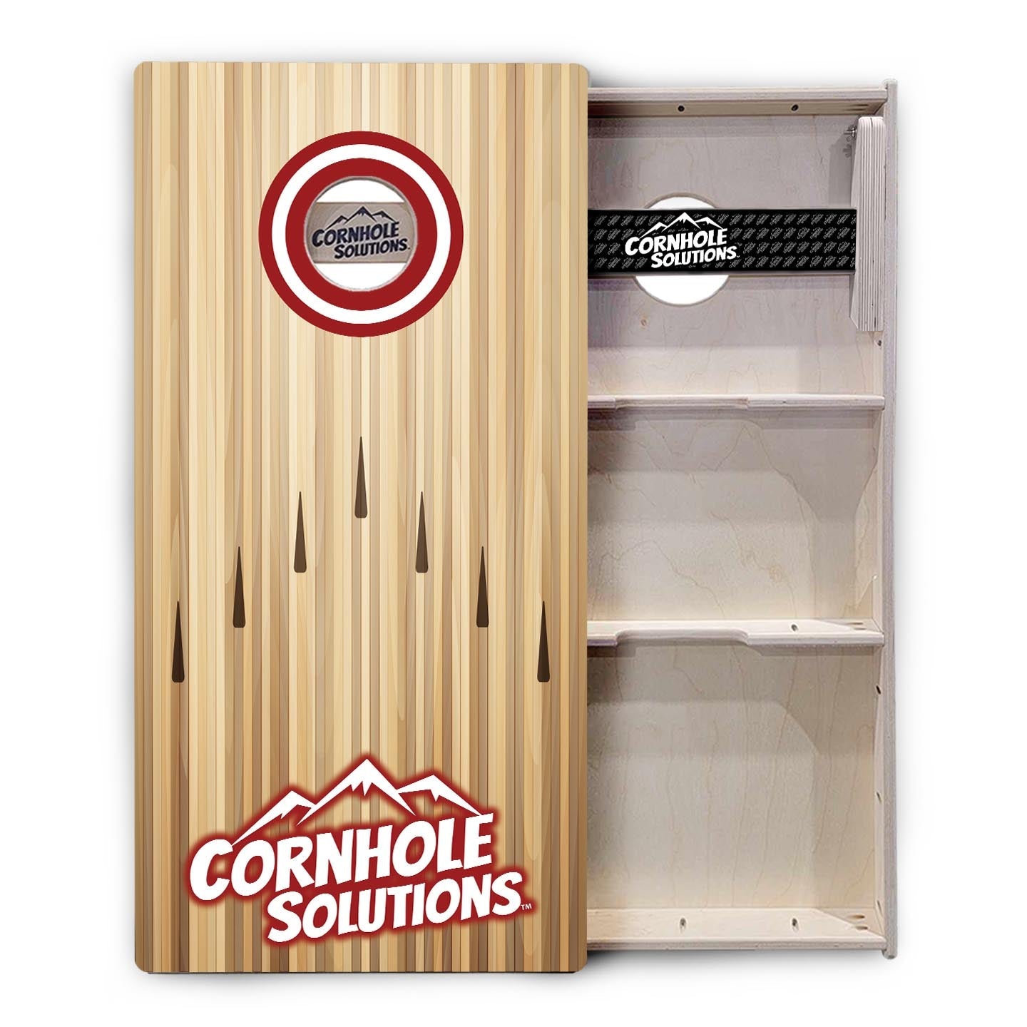 Bowling CS Logo Cornhole Boards - Professional Tournament Series