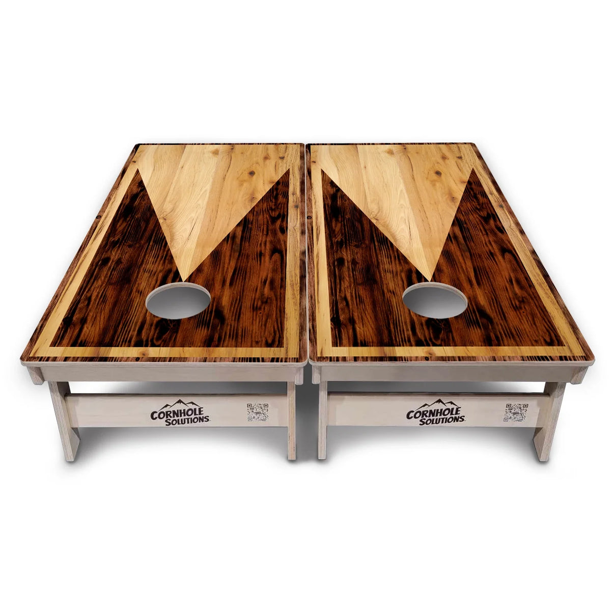 Wooden Triangle Cornhole Boards – Tournament Series