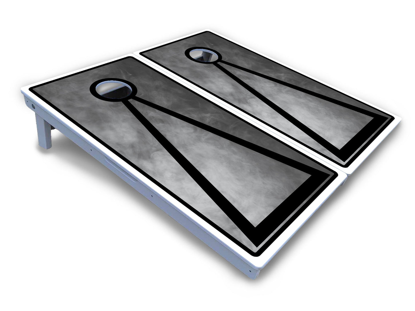 Smoke Triangle Cornhole Boards - All Weather Series