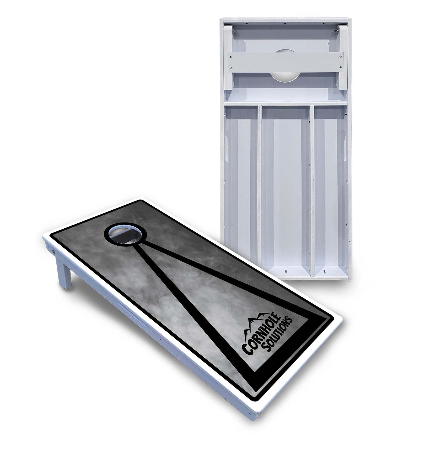 Smoke Triangle Cornhole Boards - All Weather Series