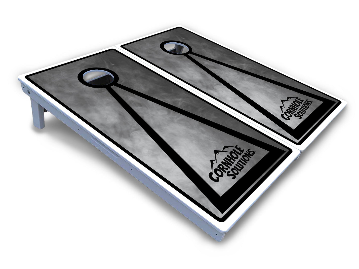 Smoke Triangle Cornhole Boards - All Weather Series