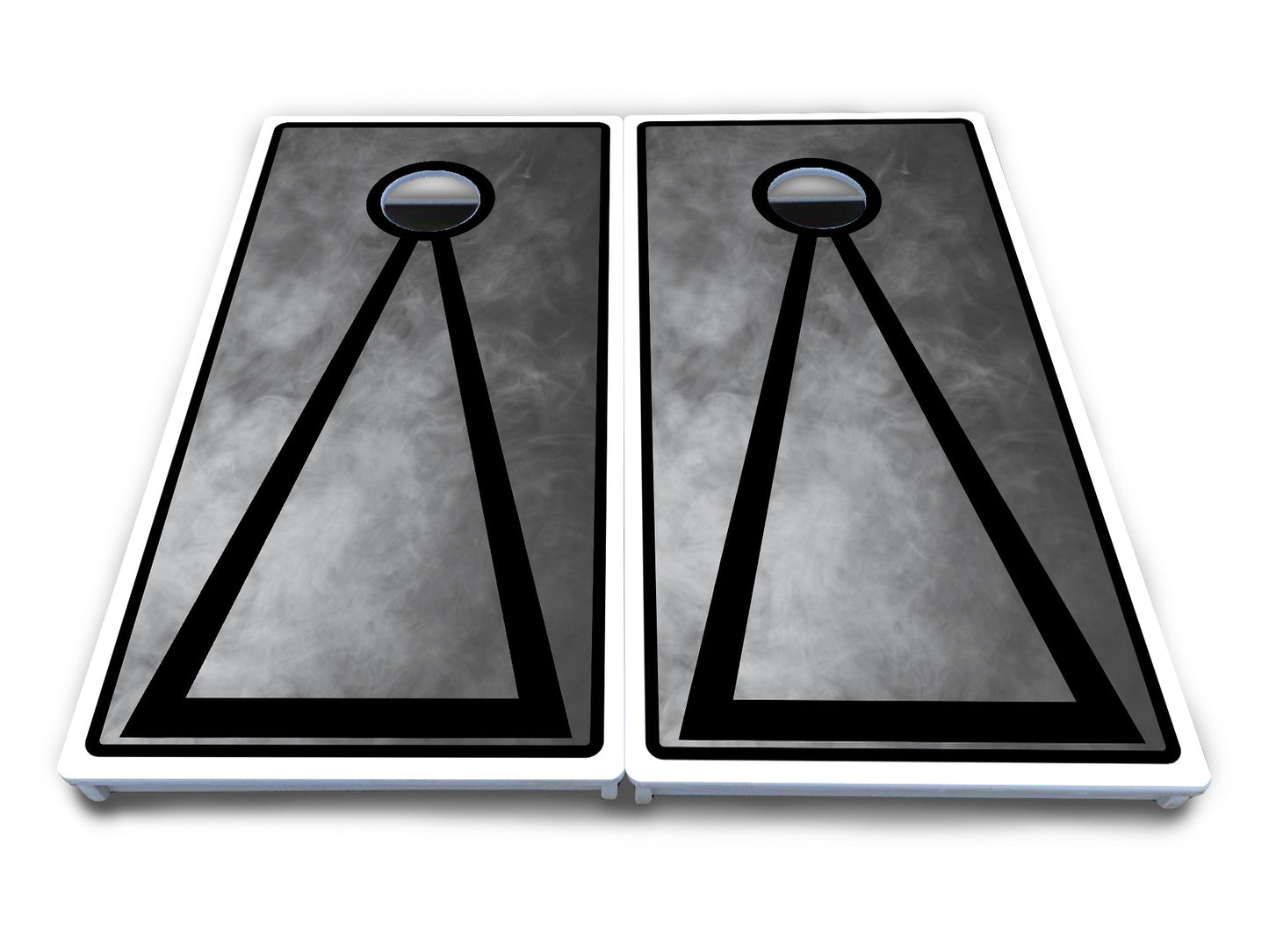 Smoke Triangle Cornhole Boards - All Weather Series