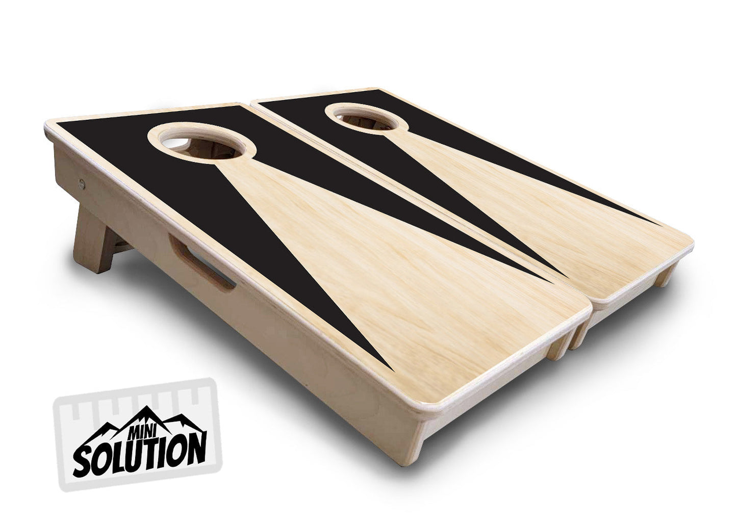 Natural Keyhole - Mini or Vacation Size Cornhole Boards