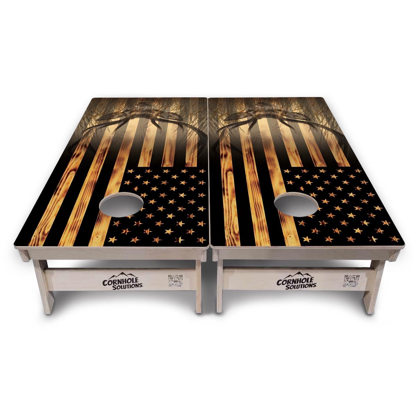 Hidden Deer & Hidden Fish Cornhole Boards - Tournament Series