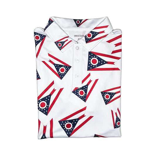 Big Ohio Burgee Golf Shirt