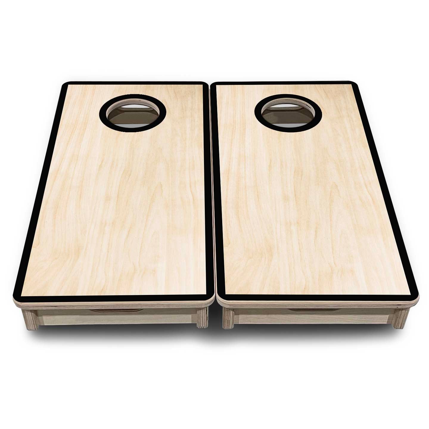 Red/Black Hole Ring - Mini or Vacation Size Cornhole Boards