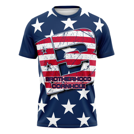 Brotherhood Cornhole 2025 4th of July Jersey