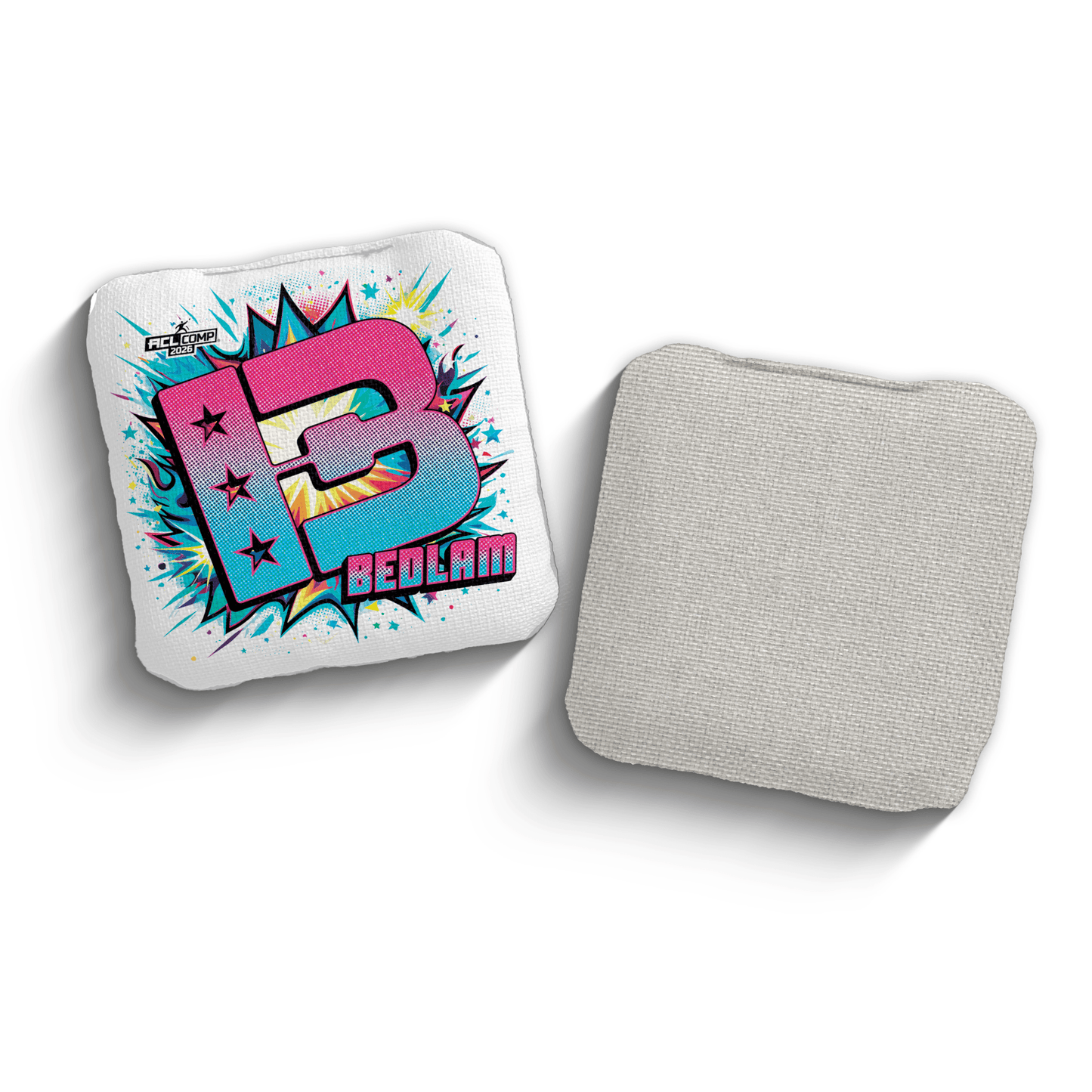 2026 Brotherhood Cornhole Bedlam Comic Edition ACL Comp Stamped Cornhole Bags