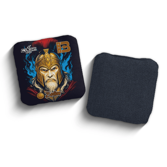 2026 Brotherhood Cornhole Bedlam Trojan Edition ACL Comp Stamped Cornhole Bags