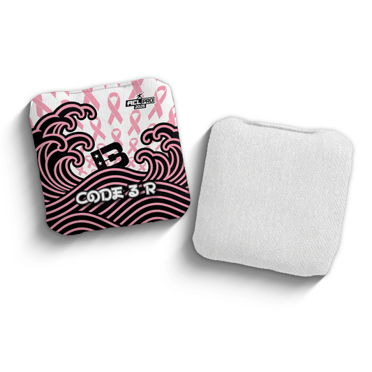 2026 Brotherhood Cornhole Code 3 Breast Cancer Awareness Japanese Edition ACL Pro Stamped Cornhole Bags