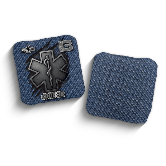 2026 Brotherhood Cornhole Code 3 First Responder Medical Edition ACL Pro Stamped Cornhole Bags