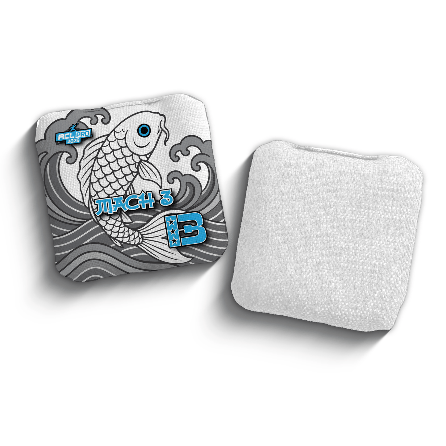 2026 Brotherhood Cornhole Mach 3 Koi Fish Edition ACL Pro Stamped Cornhole Bags