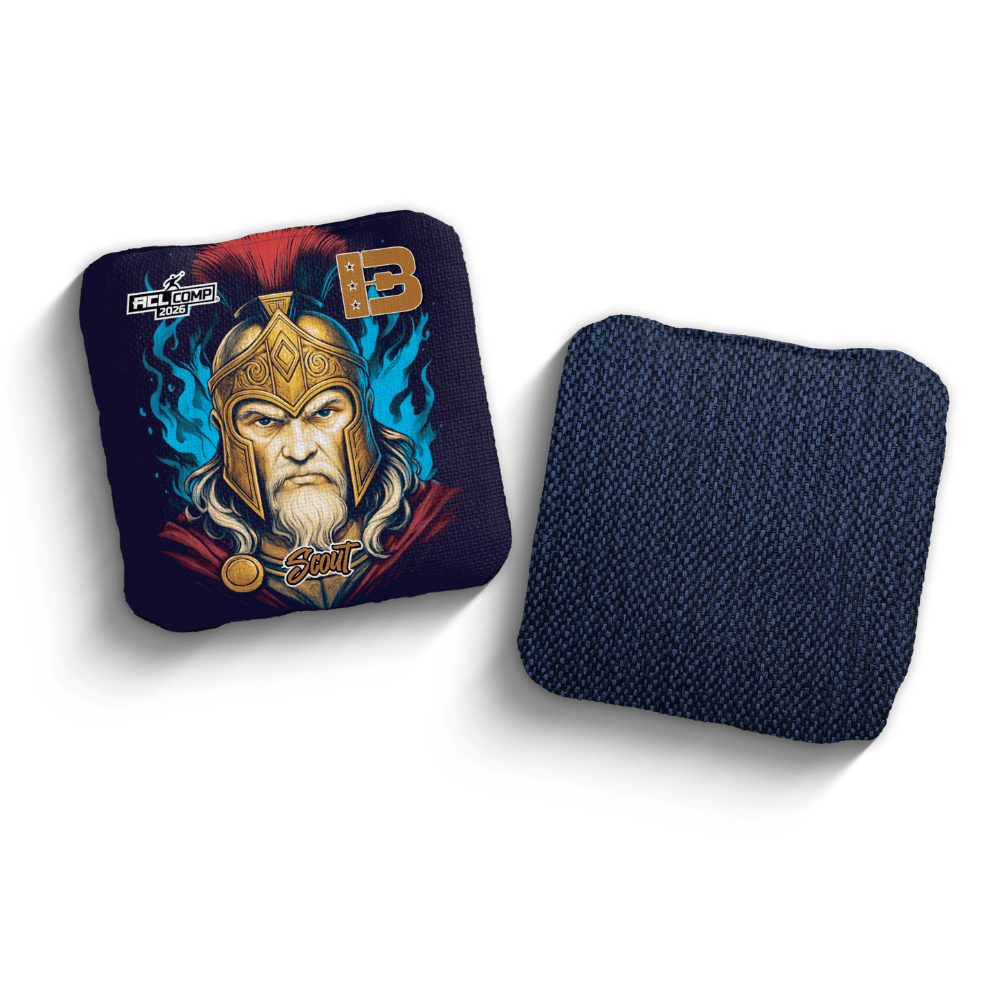 2026 Brotherhood Cornhole Scout Trojan Edition ACL Comp Stamped Cornhole Bags