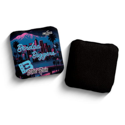 2026 Brotherhood Cornhole Steel Rain Berdoo Baggers Collaboration ACL Comp Stamped Cornhole Bags