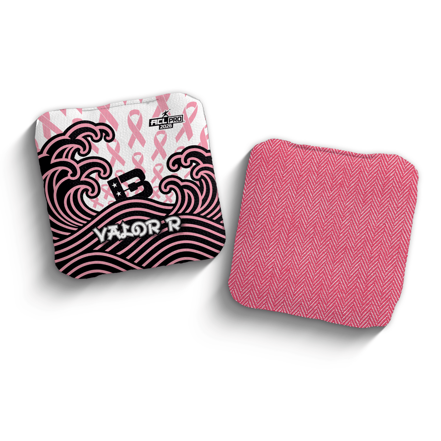 2026 Brotherhood Cornhole Valor Breast Cancer Awareness Japanese Edition ACL Pro Stamped Cornhole Bags