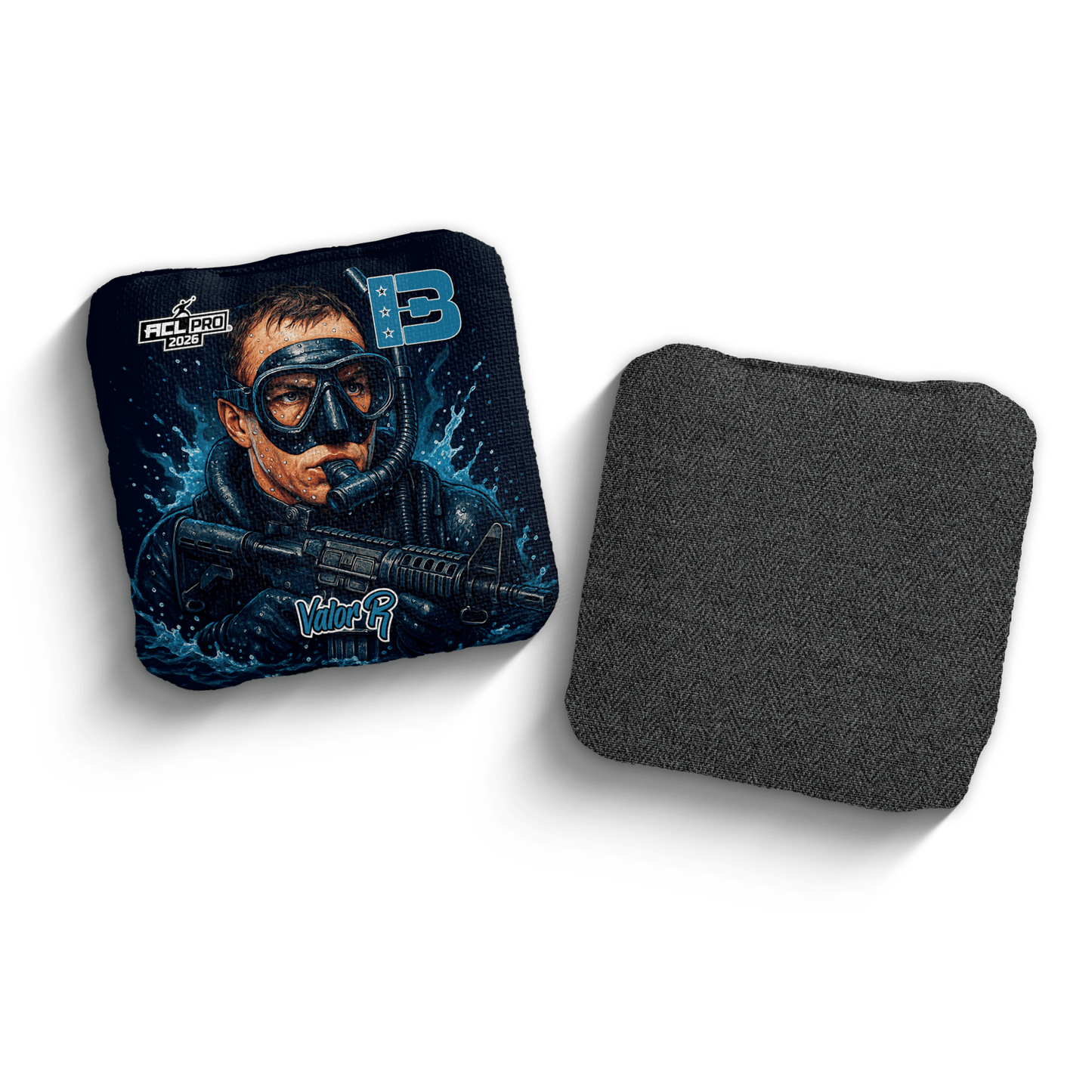 2026 Brotherhood Cornhole Valor Navy Seal Edition ACL Pro Stamped Cornhole Bags