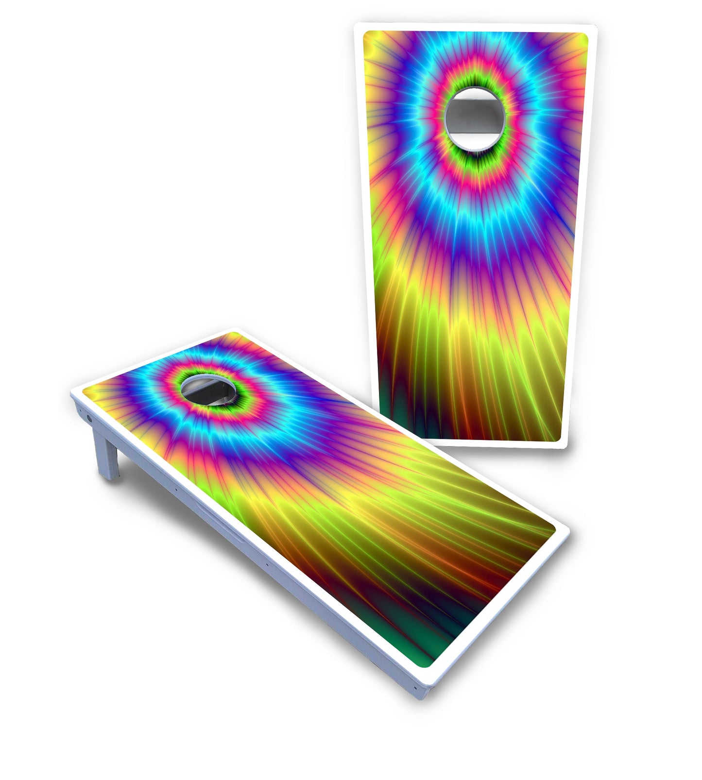 Tie Dye Cornhole Boards - All Weather Series