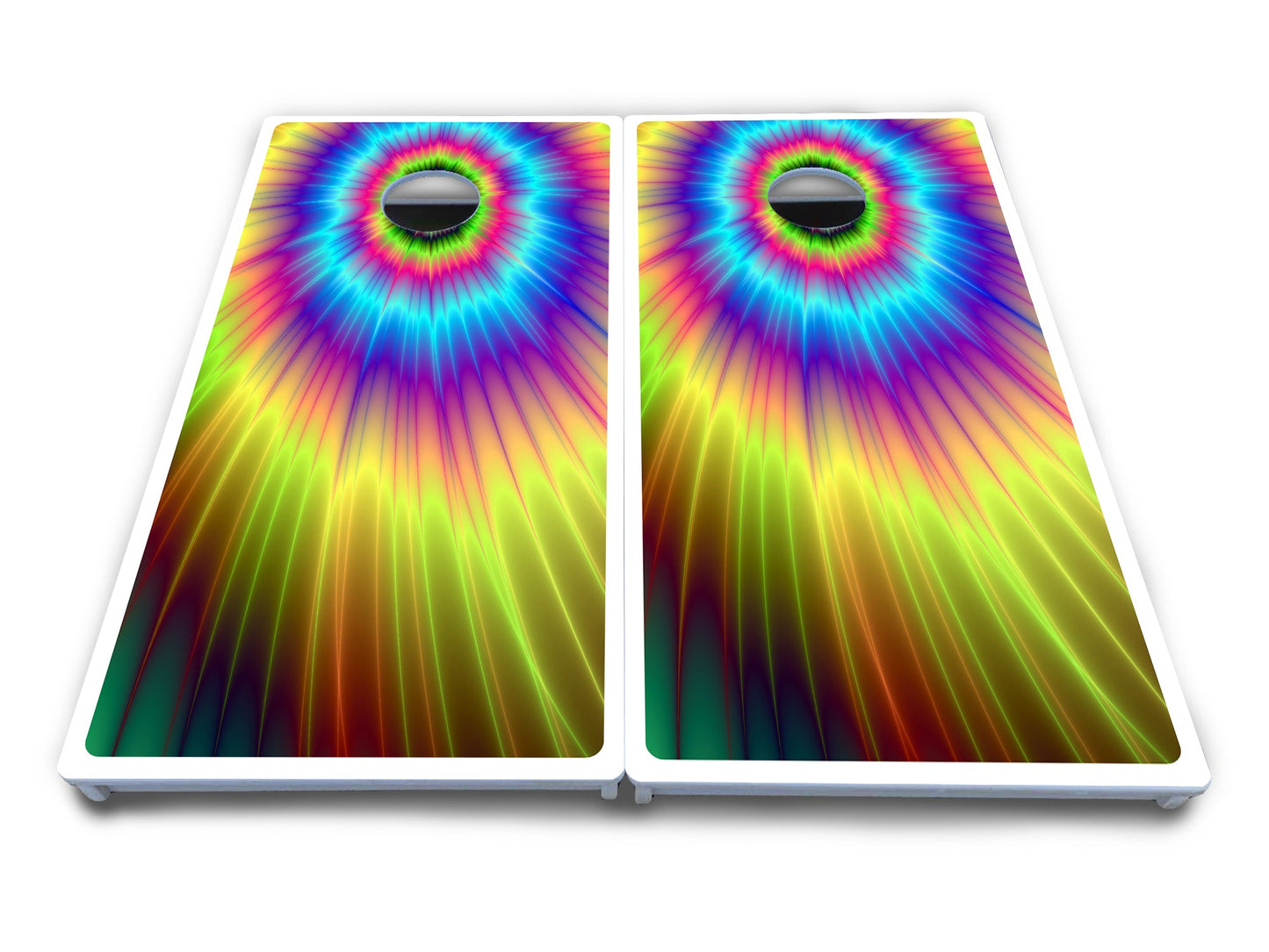 Tie Dye Cornhole Boards - All Weather Series