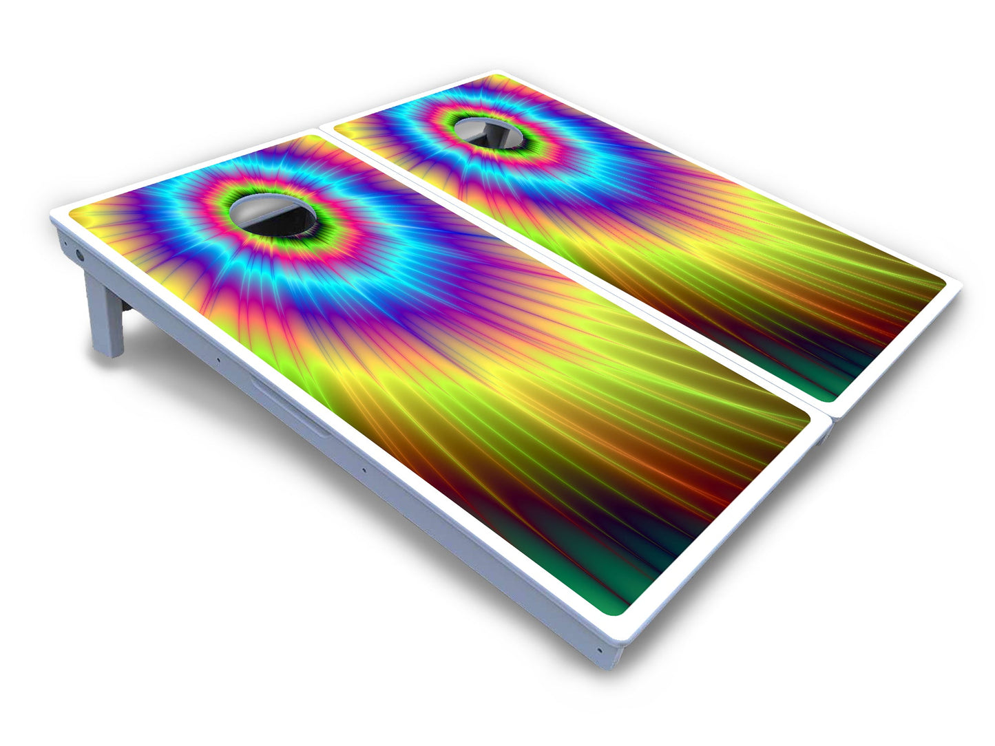 Tie Dye Cornhole Boards - All Weather Series
