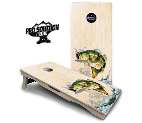 Cornhole Boards - Pro Solution Elite Series - Natural Fish