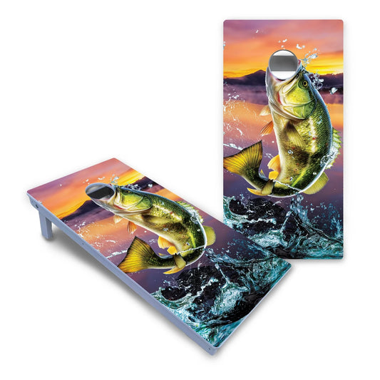 Basshole Fish Cornhole Boards - All Weather Series