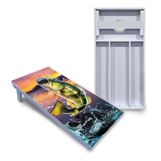 Basshole Fish Cornhole Boards - All Weather Series