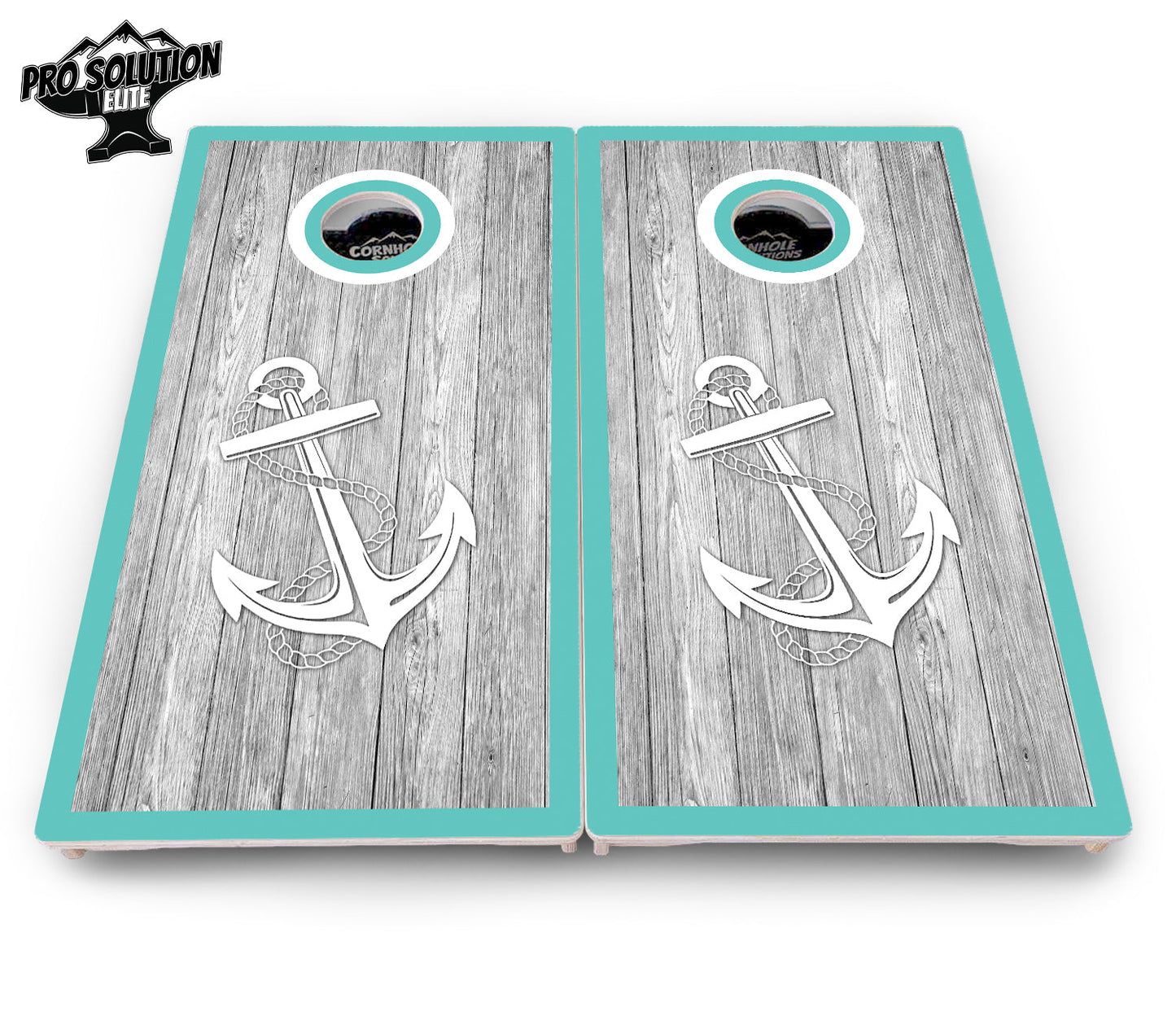 Anchor & Compass Cornhole Boards - Pro Solution Elite Series