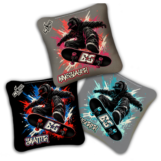 2027 BG Multiple Bag Models "BOARDGODZ" - ACL Pro Stamped Cornhole Bags - SET OF 4 BAGS
