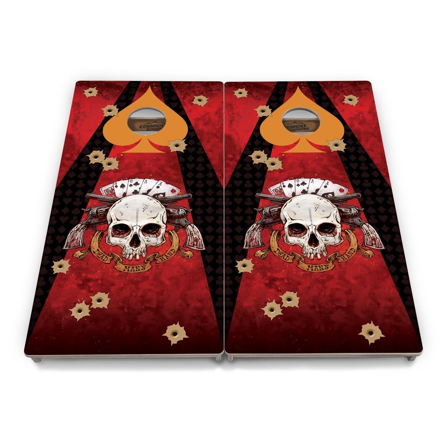 Artist Series Cornhole Boards - Professional Tournament Series - Split Design