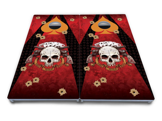 Artist Series Cornhole Boards - All Weather Series - Split Design