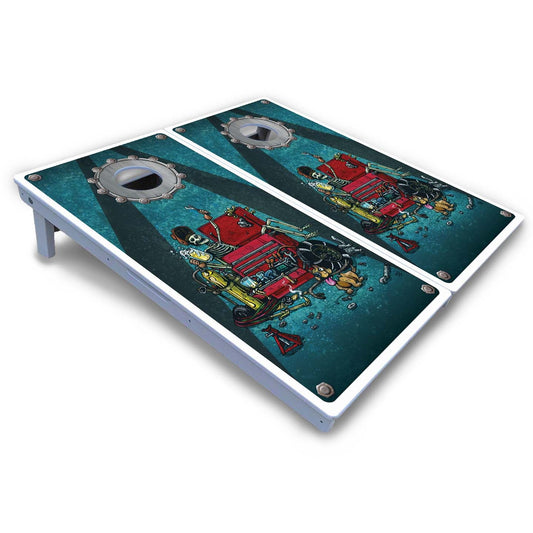 Artist Series Cornhole Boards - All Weather Series - Garage Life